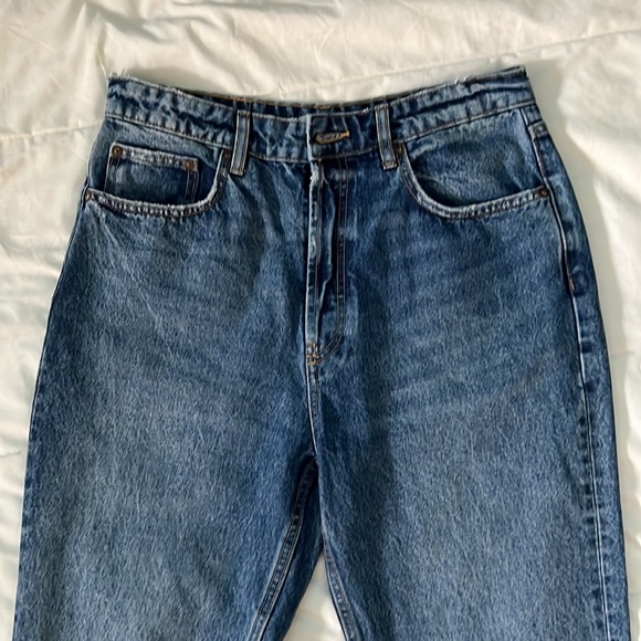 Zara High Rise Straight Legged Jeans - Picture 5 of 16